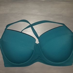 🌈Shade & Shore teal bikini top NWOT